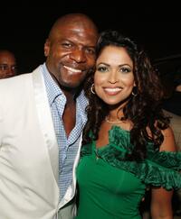 Terry Crews and Tracey Edmonds at the afterparty for the premiere of "Who's Your Caddy."