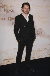 Mathieu Amalric at the Paris premiere of "Quantum of Solace."