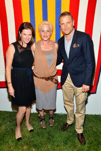 Julia Molnar, Patricia Arquette and David Cubitt at the 2nd Annual Art Auction and Fundraiser in California.