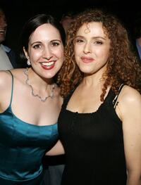 Stephanie D'Abruzzo and Bernadette Peters at the after party of Stephen Sondheim's 75th Birthday Concert and ASCAP Foundation Benefit.