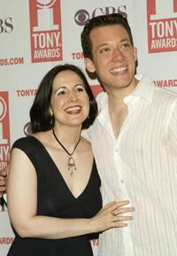 Stephanie D'Abruzzo and John Tartaglia at the 2004 Tony Awards Nominees Press Reception.