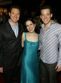 Kevin McCollum, Stephanie D'Abruzzo and John Tartaglia at the 2004 Tony Awards Nominees Annual Class Photo.