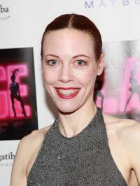 Veanne Cox at the after party of the opening of "La Cage Aux Folles."