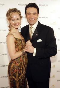 Elizabeth Loyacano and Anthony Crivello at the after party following the opening night performance of "Phantom - The Las Vegas Spectacular."