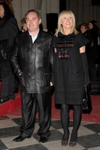 Ferran Adria and Cayetana Guillen Cuervo at the Fine Arts Golden Medals ceremony.