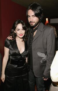 Ana de la Ruguera and Beto Cuevas at the after party of the premiere of "Ask the Dust."