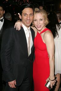 Michael Berress and Charlotte D'amboise at the after party of the opening night of "A Chorus Line."