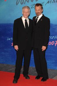 David Cronenberg and Viggo Mortensen at the 55th San Sebastian Film Festival Opening Night.