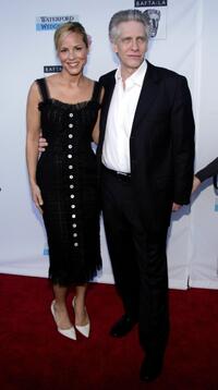 David Cronenberg and Maria Bello at the 12th Annual BAFTA/LA Tea Party.