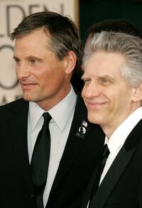 David Cronenberg and Viggo Mortensen at the 63rd Annual Golden Globe Awards.