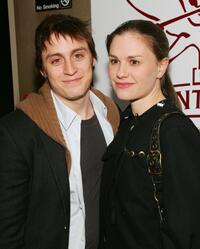 Kieran Culkin and Anna Paquin at the 24 Hour Plays On Broadway after party.