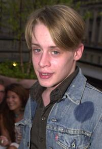 Macaulay Culkin at the opening party of the Hudson Hotel's Sky Terrace .