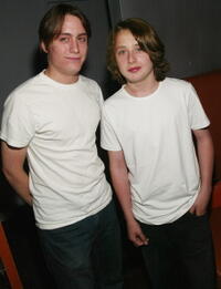 Kieran Culkin and Rory Culkin at the after party of the New York premiere of "Mean Creek."