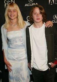 Carly Schroeder and Rory Culkin at the New York premiere of "Mean Creek."