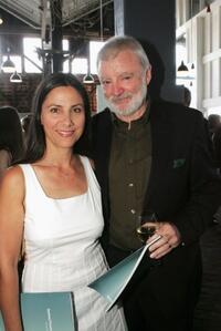 Zoe Carides and Max Cullen at the Sydney Theatre Company 2005 Season Launch.