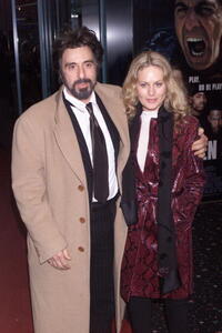 Beverly D'Angelo and Al Pacino at the London premiere of "Any Given Sunday".