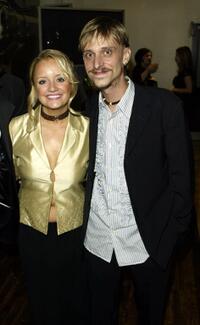 Lucy Davis and Mackenzie Crook at the British Comedy Awards 2002.