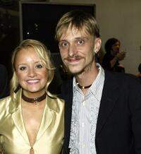 Lucy Davis and Mackenzie Crook at the British Comedy Awards 2002.