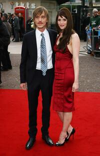 Mackenzie Crook and Gemma Arterton at the premiere of "Three And Out."