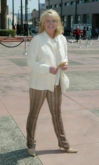 Cathy Lee Crosby at the memorial tribute for actor and comedian Bob Hope at the Academy of Television Arts & Sciences.