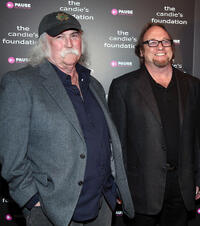 David Crosby and Stephen Stills at the Candie's Foundation Event in New York.