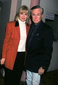 Robert Culp and his wife at the cabaret opening of "Neile Adams".