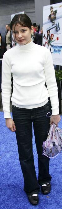 Flora Cross at the premiere of "Flushed Away."