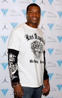 Roger R. Cross at the Launch Party For Jordan Melo M4.