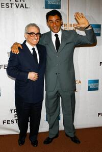 Director Martin Scorsese and Vincenzo Amato at the premiere of "Golden Door" during the 2007 Tribeca Film Festival.