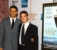 Vincenzo Amato and Francisco Casa at the premiere of "Golden Door" during the 2007 Tribeca Film Festival.