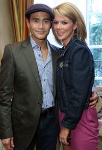 Mark Dacascos and Guest at the 67th Annual Golden Globe Awards.