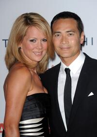 Julie Condra and Mark Dacascos at the 17th Annual Race to Erase MS event.