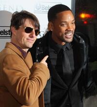 Tom Cruise and Will Smith at the New York premiere of "I AM Legend".