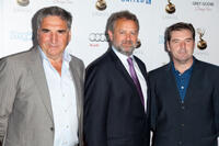 Jim Carter, Hugh Bonneville and Brendan Coyle at the 64th Primetime Emmy Awards.