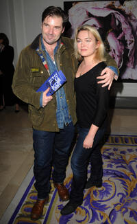Brendan Coyle and Sophia Myles at the Old Vic 24 Hour Plays Celebrity Gala in London.