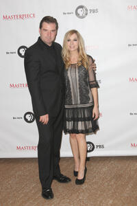 Brendan Coyle and Joann Froggatt at the 2012 Summer TCA Tour in California.