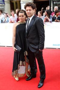 Richard Coyle and Guest at the Philips British Academy Television Awards.