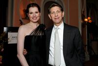 Peter Coyote and Geena Davis at the celebration honoring Geena Davis as this year's Hollywood Hero by USA Today.
