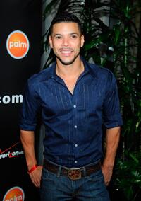 Wilson Cruz at the Verizon Palm Centro Launch Party.