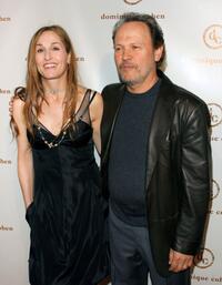 Billy Crystal and Dominique Cohen at the opening of the Dominique Cohen Flagship Jewelry Store.
