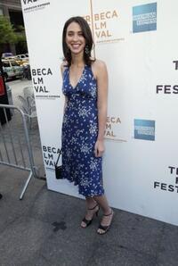 Lindsay Crystal at the premiere of "My Uncle Berns" during the Tribeca Film Festival.