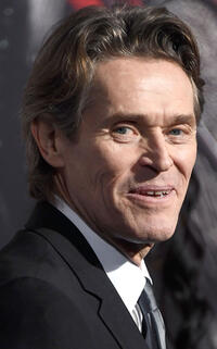 Willem Dafoe at the premiere of "The Great Wall" in Hollywood.