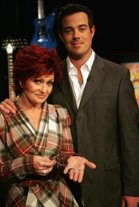 Sharon Osbourne and Carson Daly at the "MTV News Present: After The Tsunami & Special Edition Of TRL."