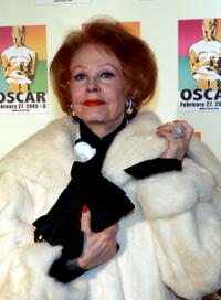 Arlene Dahl at the New York celebration of the Academy Awards.