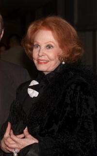 Arlene Dahl at the New York for the opening night party of "Elaine Stritch at Liberty".