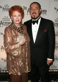 Arlene Dahl and husband Marc Rosen at the Actors Fund of America annual gala.