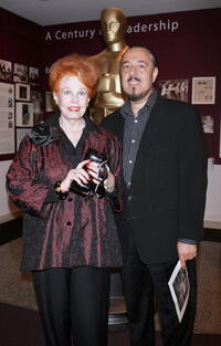 Arlene Dahl and husband Marc Rosen at the New York screening of "How To Marry A Millionaire".