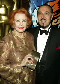 Arlene Dahl and husband Marc Rosen at the AMPAS Official Oscar Night celebration.