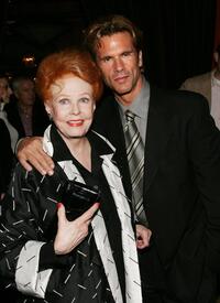 Arlene Dahl and Lorenzo Lamas at the after party of the special screening of "The History Boys."