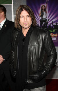 Billy Ray Cyrus, Miley's dad, at the "Hannah Montana & Miley Cyrus" premiere.  